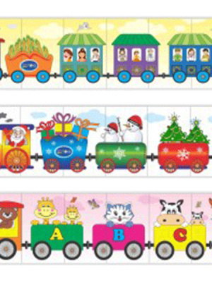 bộ 3 xe lửa tinka