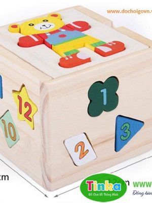 Hộp thả khối hình gấu