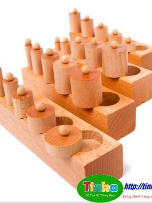 Bộ cắm hình trụ có núm