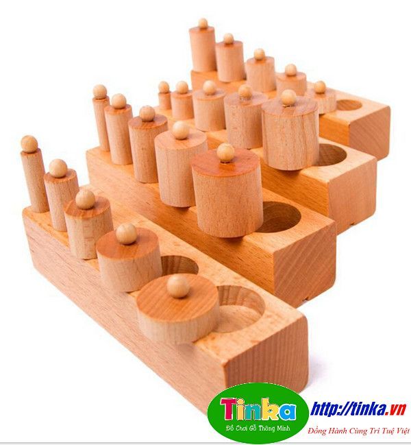 Bộ cắm hình trụ có núm