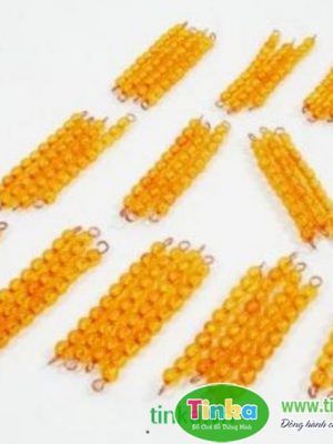 Bộ 45 thanh cườm vàng