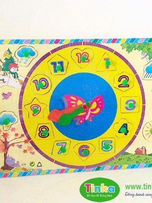 Bảng ghép hình học giờ